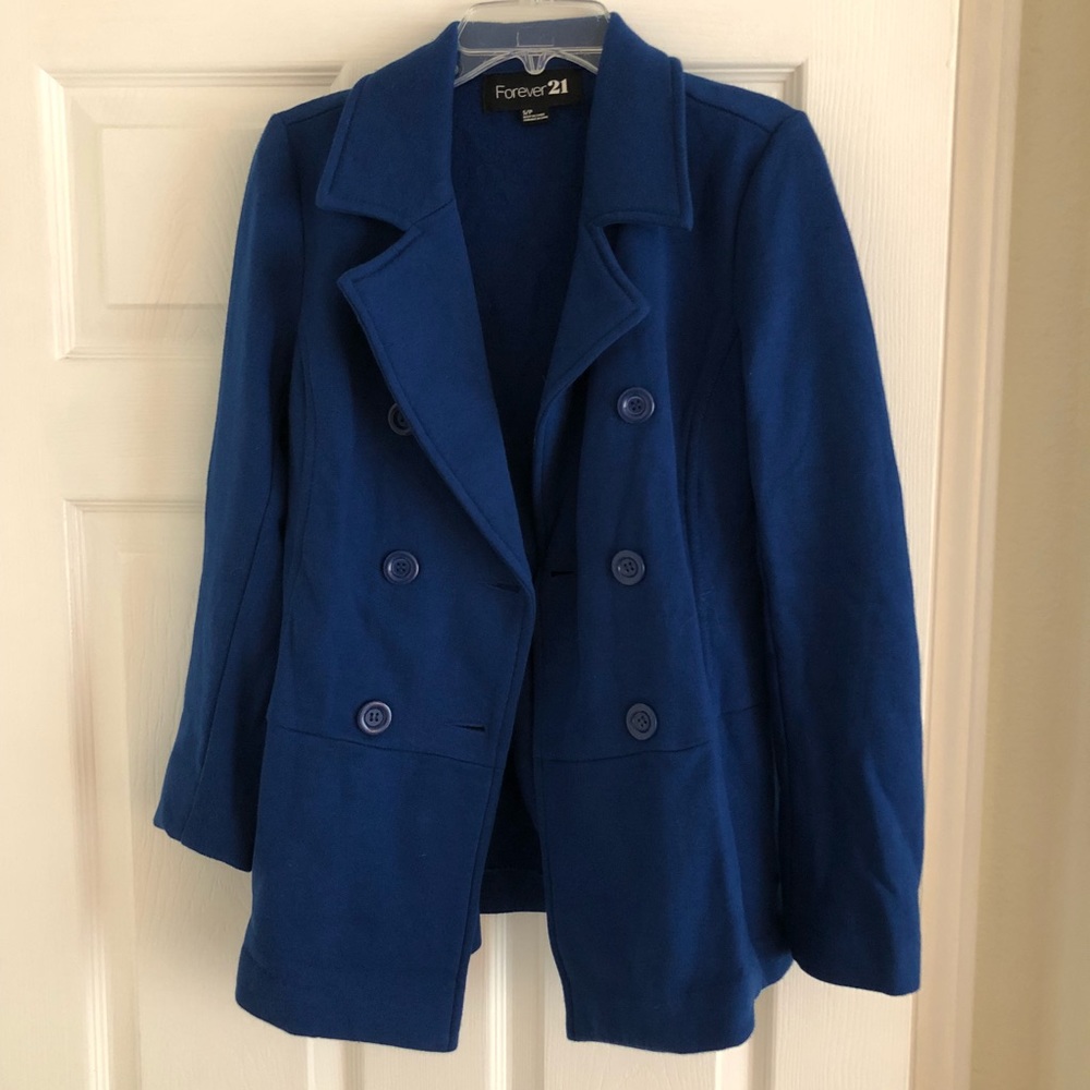 Size Small Blue Pea Coat
